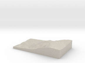 Model of Talgarth in Natural Sandstone