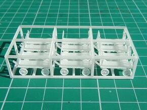 REA Carts x 12 in Tan Fine Detail Plastic