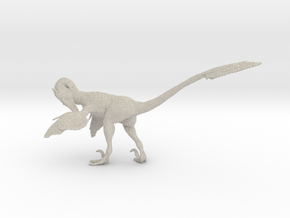1:12 Scale Velociraptor  (Preening) in Natural Sandstone
