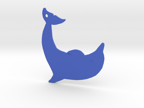 Dolphin in Blue Processed Versatile Plastic