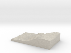 Model of Talgarth in Natural Sandstone
