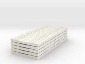 Concrete Tie Load - HOscale in White Natural Versatile Plastic