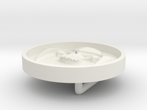 Dreadnok Belt Buckle 01 in White Natural Versatile Plastic