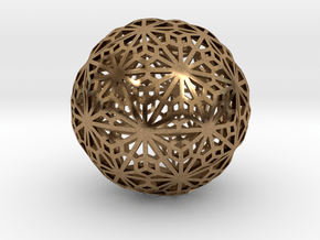 Flexible Sphere_d1 in Natural Brass