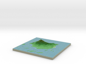 Terrafab generated model Mon Sep 01 2014 20:47:10  in Full Color Sandstone