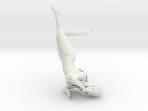Female Laying Down in White Natural Versatile Plastic
