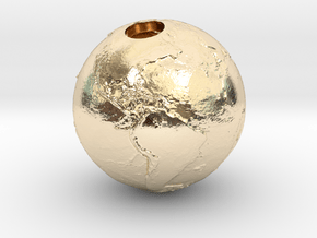 Earth Without Water (Pendant 20mm) in 14K Yellow Gold