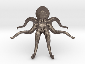 PULPO3 in Polished Bronzed Silver Steel