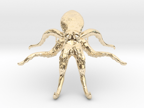 PULPO3 in 14K Yellow Gold