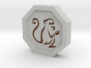 Monkey Talisman in Full Color Sandstone