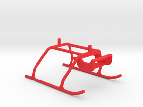 3D printed landingskip BLH3504 in Red Processed Versatile Plastic