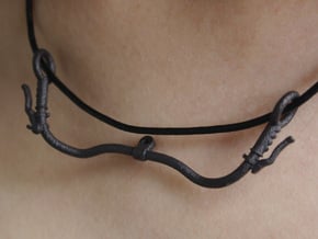 Handlebars Pendant in Matte Black Steel