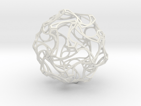 Sphere Decor Pentagonal Hexecontahedron Lite in White Natural Versatile Plastic