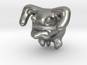 Dog in Natural Silver