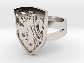 Gryffindor Ring Size 7 in Platinum