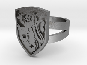 Gryffindor Ring Size 7 in Natural Silver