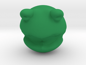 Rolly Polly Kermit Head in Green Processed Versatile Plastic