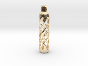 Spiral design pendant in 14K Yellow Gold