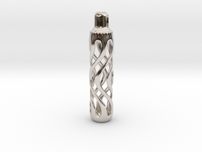 Spiral design pendant in Platinum