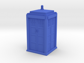 Tardis Model in Blue Processed Versatile Plastic