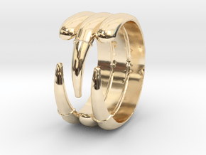 Claw Ring - Sz. 7 in 14K Yellow Gold