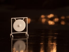 1:48 Gong in White Natural Versatile Plastic