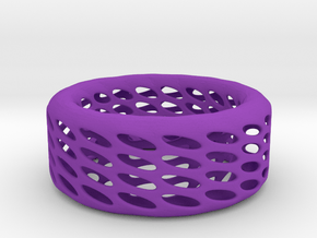Eggcup Ring in Purple Processed Versatile Plastic