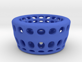 Eggcup  hole in Blue Processed Versatile Plastic