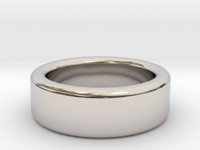 Round Ring in Platinum