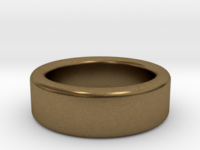 Round Ring in Natural Bronze