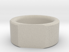 Flat-Faced Ring in Natural Sandstone