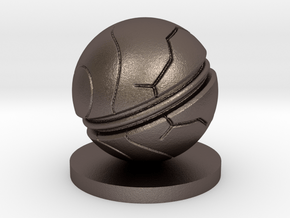 Slaughterball ball in Polished Bronzed Silver Steel