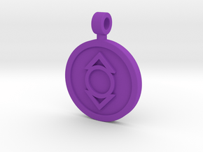 Indigo Pendant in Purple Processed Versatile Plastic