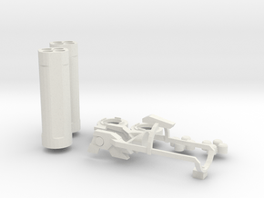 Beam Magnum Launcher Parts in White Natural Versatile Plastic