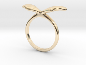 Ring Wing Size US 6 (16.5mm) in 14K Yellow Gold
