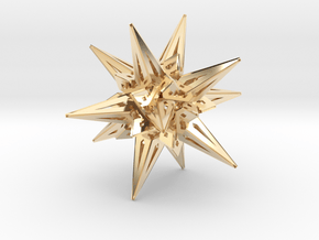 Stellated Icos in 14K Yellow Gold