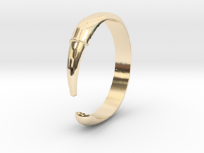 Single Claw Ring - Sz. 8 in 14K Yellow Gold