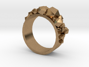 Shard Ring in Natural Brass