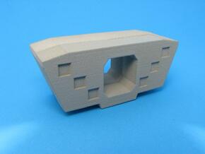 HO/1:87 Precast concrete bridge segment fill (wide in White Natural Versatile Plastic