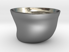 Tea cup in Polished Silver