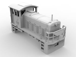 HOn30 PBR D21 Locomotive in White Natural Versatile Plastic