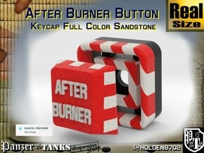 Full Color After Burner Button in Full Color Sandstone