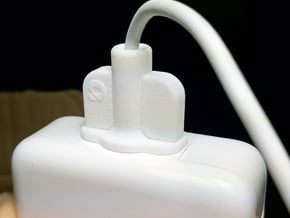 MagSavior™ - POW Clip (For 60/85W MagSafe 2 only)  in White Natural Versatile Plastic