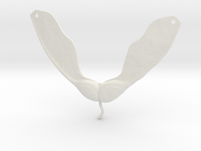 Sycamore Pendant in White Natural Versatile Plastic