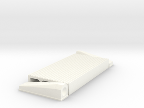 1/8 Intercooler 24" Flow Length By 12" Wide in White Processed Versatile Plastic