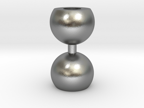 Ikebana Vase-10 in Natural Silver