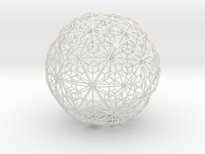Sandstone Sphere_d2 in White Natural Versatile Plastic