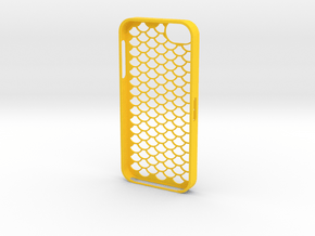 iPhone 5_3D (D2) in Yellow Processed Versatile Plastic