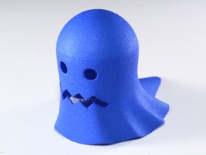 Retrogaming: Ghost (Scared) in Blue Processed Versatile Plastic