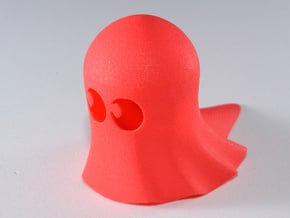 Retrogaming: Ghost in Red Processed Versatile Plastic